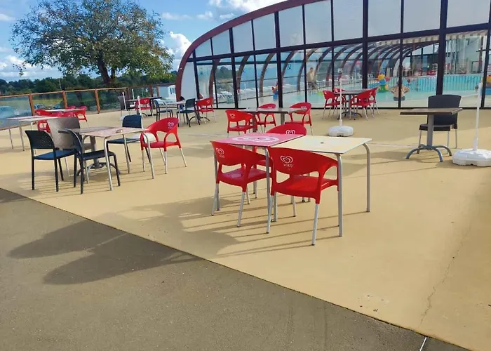 Kamp alanı Mobil Climatise Confort 6 A 8 Personnes A Louer Litteau